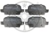 Комплект гальмівних накладок, дискове гальмо Optimal BP-12094 (фото 1)