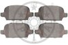 Комплект гальмівних накладок, дискове гальмо Optimal BP-12094 (фото 2)