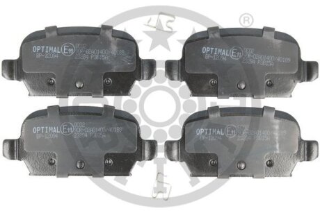 Комплект гальмівних накладок, дискове гальмо Optimal BP-12094