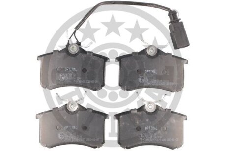 Комплект гальмівних накладок, дискове гальмо Optimal BP-12096
