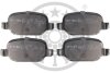 Комплект гальмівних накладок, дискове гальмо Optimal BP-12115 (фото 1)