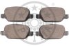 Комплект гальмівних накладок, дискове гальмо Optimal BP-12115 (фото 2)