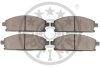Комплект гальмівних накладок, дискове гальмо Optimal BP-12125 (фото 2)