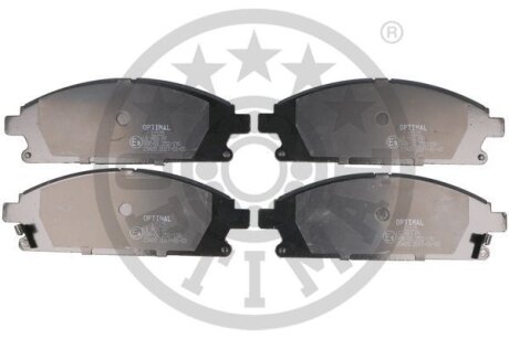 Комплект гальмівних накладок, дискове гальмо Optimal BP-12125
