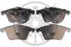 Комплект гальмівних накладок, дискове гальмо Optimal BP-12128 (фото 1)