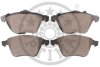 Комплект гальмівних накладок, дискове гальмо Optimal BP-12128 (фото 2)