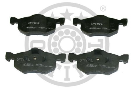 Комплект гальмівних накладок, дискове гальмо Optimal BP-12129