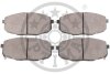 Комплект гальмівних накладок, дискове гальмо Optimal BP-12135 (фото 2)