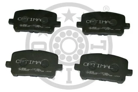 Комплект гальмівних накладок, дискове гальмо Optimal BP-12146