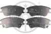 Комплект гальмівних накладок, дискове гальмо Optimal BP-12148 (фото 1)