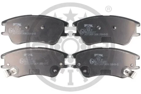 Комплект гальмівних накладок, дискове гальмо Optimal BP-12148