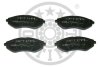 Комплект гальмівних накладок, дискове гальмо Optimal BP-12154 (фото 1)