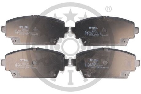 Комплект гальмівних накладок, дискове гальмо Optimal BP-12165