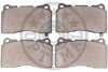 Комплект гальмівних накладок, дискове гальмо Optimal BP-12169 (фото 2)