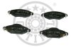 Комплект гальмівних накладок, дискове гальмо Optimal BP-12170 (фото 1)