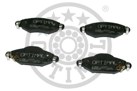 Комплект гальмівних накладок, дискове гальмо Optimal BP-12170