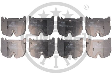 Комплект гальмівних накладок, дискове гальмо Optimal BP-12173