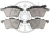 Комплект гальмівних накладок, дискове гальмо Optimal BP-12183 (фото 2)
