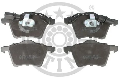 Комплект гальмівних накладок, дискове гальмо Optimal BP-12183