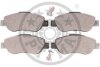 Комплект гальмівних накладок, дискове гальмо Optimal BP-12227 (фото 2)