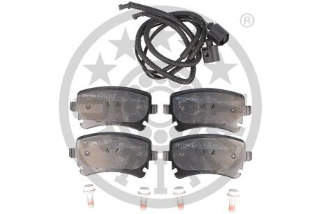 Комплект гальмівних накладок, дискове гальмо Optimal BP-12240