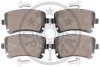 Комплект гальмівних накладок, дискове гальмо Optimal BP-12242 (фото 2)