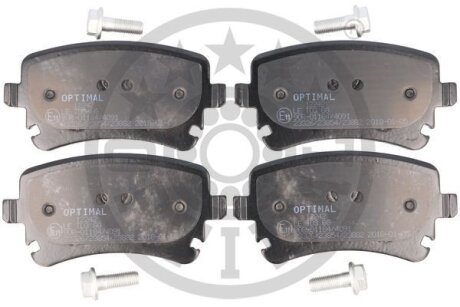 Комплект гальмівних накладок, дискове гальмо Optimal BP-12242