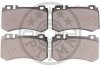 Комплект гальмівних накладок, дискове гальмо Optimal BP-12247 (фото 2)
