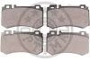 Комплект гальмівних накладок, дискове гальмо Optimal BP-12247 (фото 2)