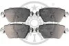 Гальмівні колодки дискові Optimal BP-12249 (фото 1)