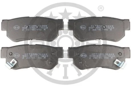 Гальмівні колодки дискові Optimal BP-12268