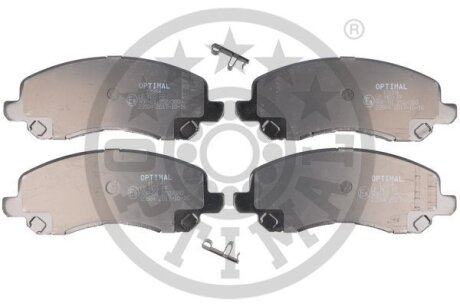 Комплект гальмівних накладок, дискове гальмо Optimal BP-12284