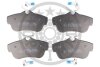 Комплект гальмівних накладок, дискове гальмо Optimal BP-12300 (фото 1)