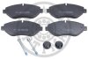 Комплект гальмівних накладок, дискове гальмо Optimal BP-12301 (фото 1)