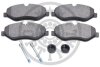 Комплект гальмівних накладок, дискове гальмо Optimal BP-12301 (фото 2)