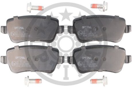 Комплект гальмівних накладок, дискове гальмо Optimal BP-12313