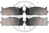 Гальмівні колодки дискові Optimal BP-12314 (фото 1)