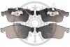 Комплект гальмівних накладок, дискове гальмо Optimal BP-12319 (фото 1)