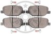Комплект гальмівних накладок, дискове гальмо Optimal BP-12320 (фото 2)