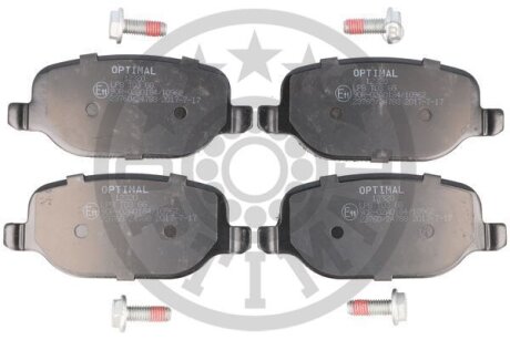 Комплект гальмівних накладок, дискове гальмо Optimal BP-12320