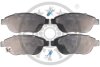 Комплект гальмівних накладок, дискове гальмо Optimal BP-12323 (фото 1)