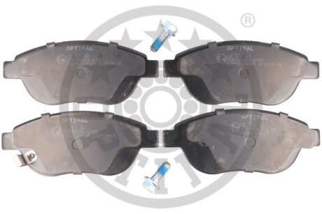 Комплект гальмівних накладок, дискове гальмо Optimal BP-12323