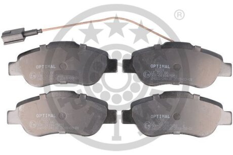 Комплект гальмівних накладок, дискове гальмо Optimal BP-12331