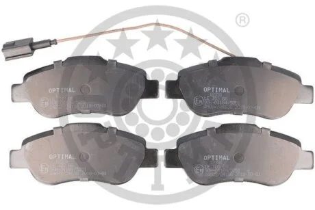 Комплект гальмівних накладок, дискове гальмо Optimal BP-12331