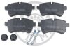 Комплект гальмівних накладок, дискове гальмо Optimal BP-12339 (фото 1)
