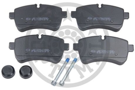 Комплект гальмівних накладок, дискове гальмо Optimal BP-12339
