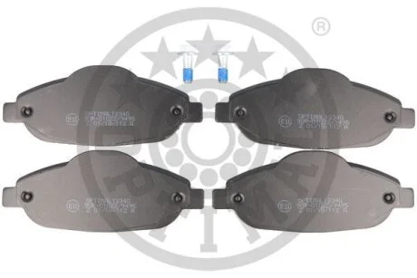 Комплект гальмівних накладок, дискове гальмо Optimal BP-12340