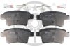 Комплект гальмівних накладок, дискове гальмо Optimal BP-12343 (фото 1)