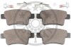 Комплект гальмівних накладок, дискове гальмо Optimal BP-12343 (фото 2)