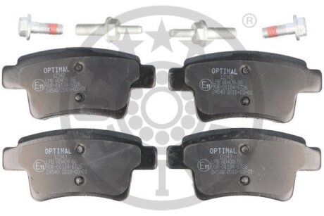 Комплект гальмівних накладок, дискове гальмо Optimal BP-12343
